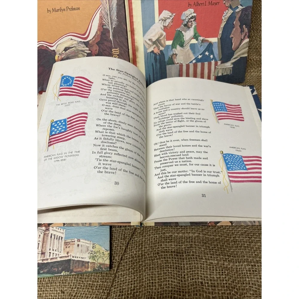 Vintage Childrens Press History Cornerstones of Freedom 4 Books Hardcover 60 70s